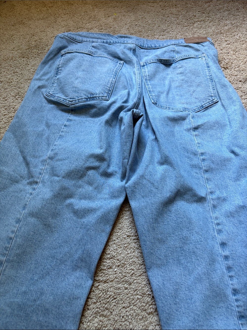 Madewell Emmett Wide Leg Crop Jeans Size 32 Light Wash - Picture 7 of 7